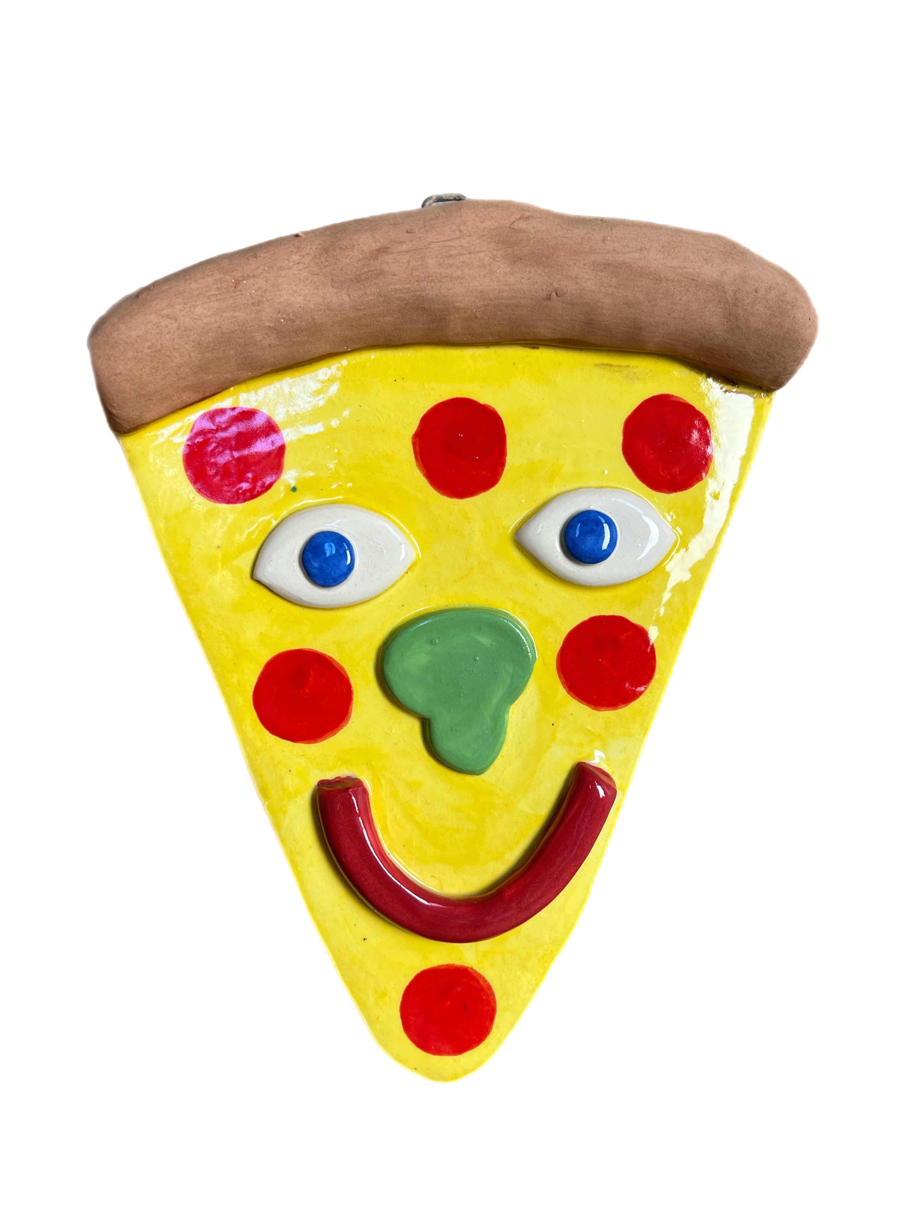 Pizza face wall hanger
