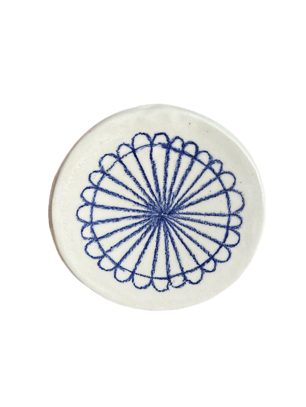 Ceramic pin wheel dish