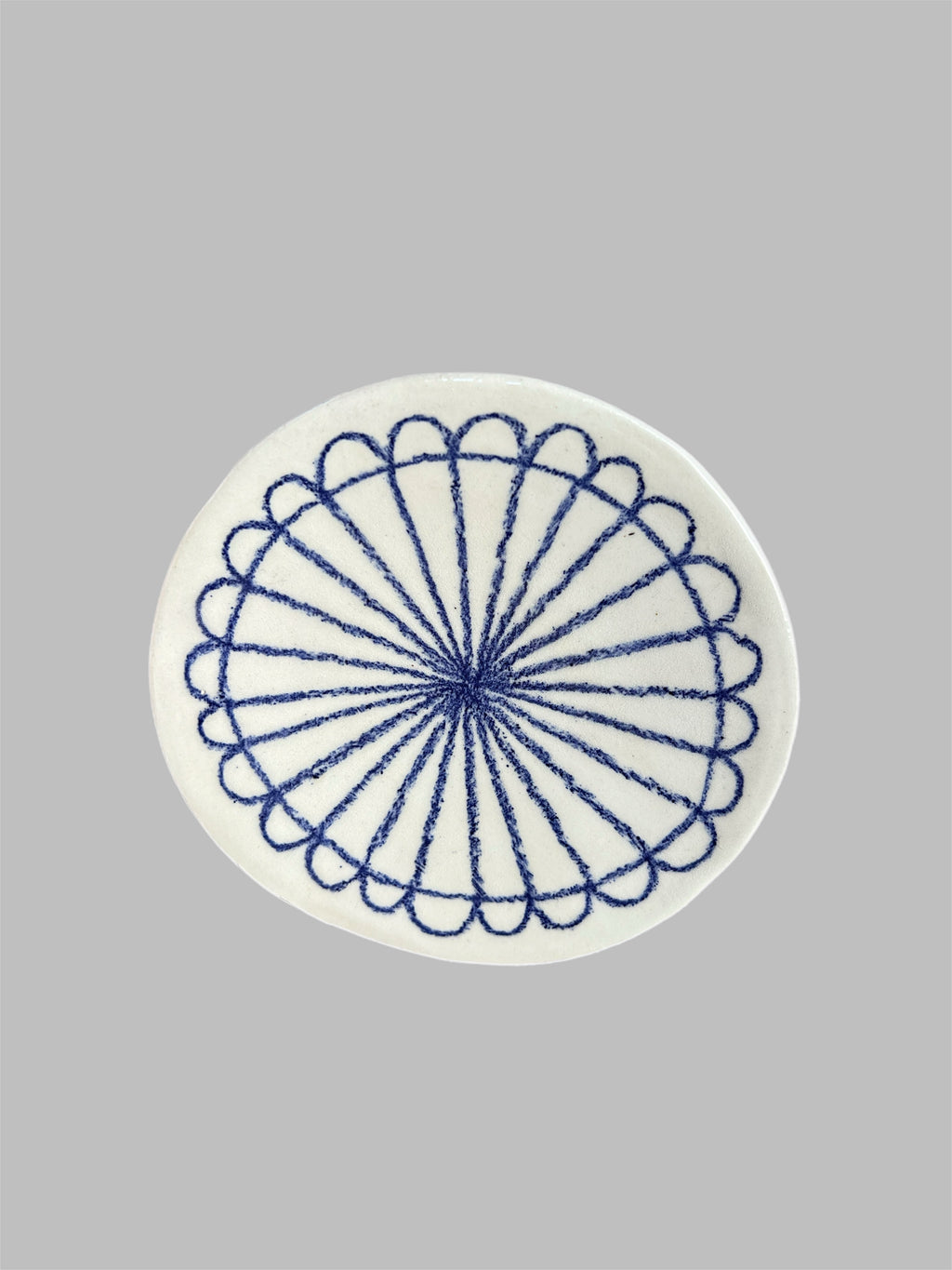 Ceramic pin wheel dish