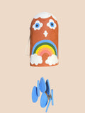 Cloud face rain drop bell
