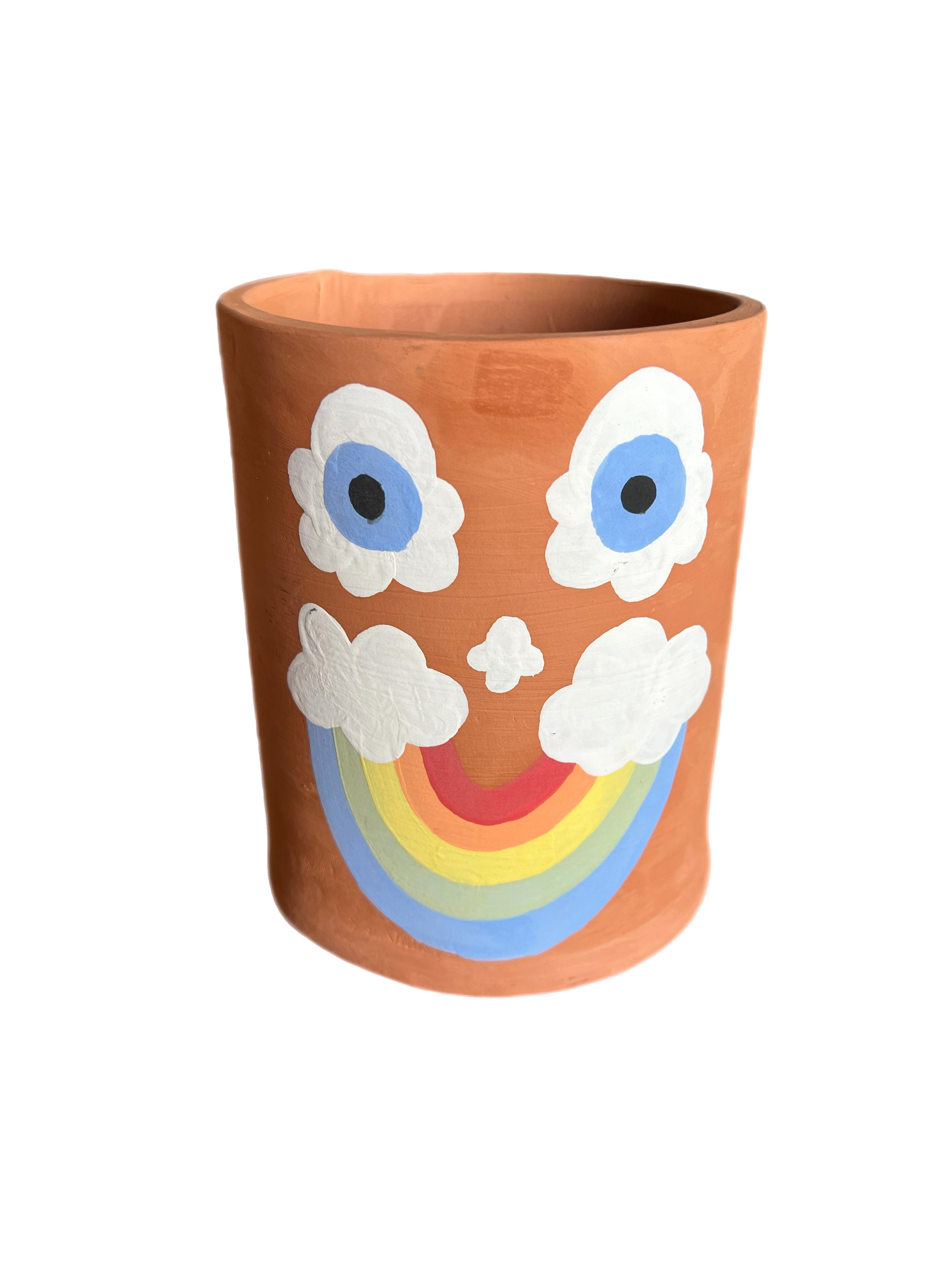 Big cloud face pot