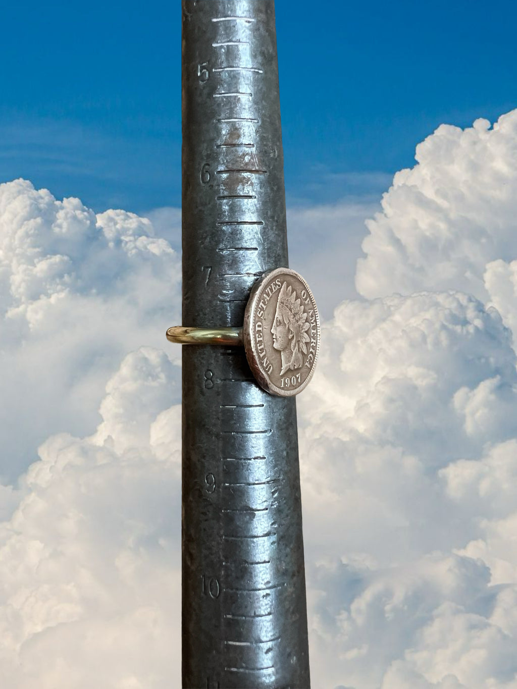 Indian head penny Ring