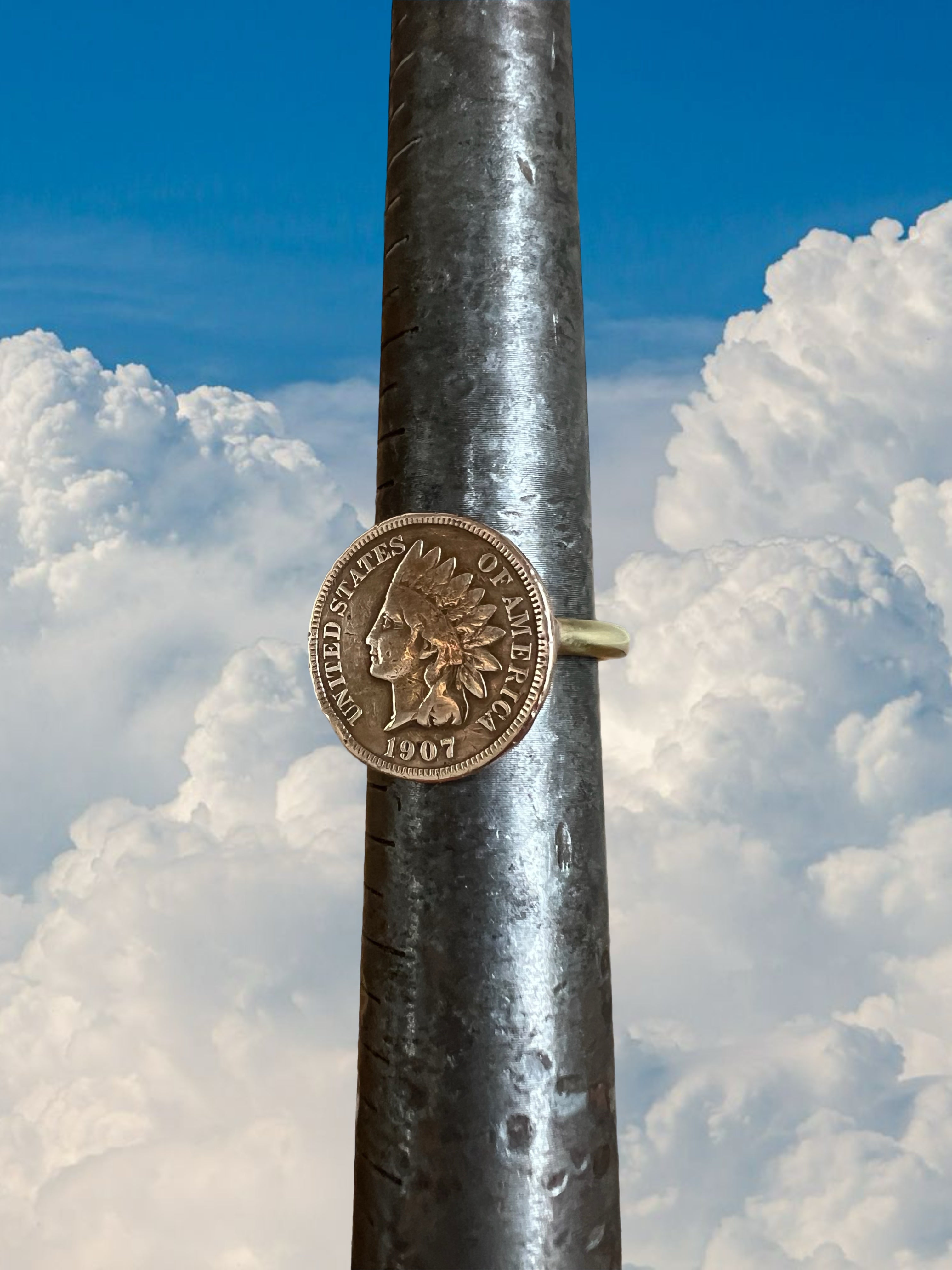 Indian head penny Ring