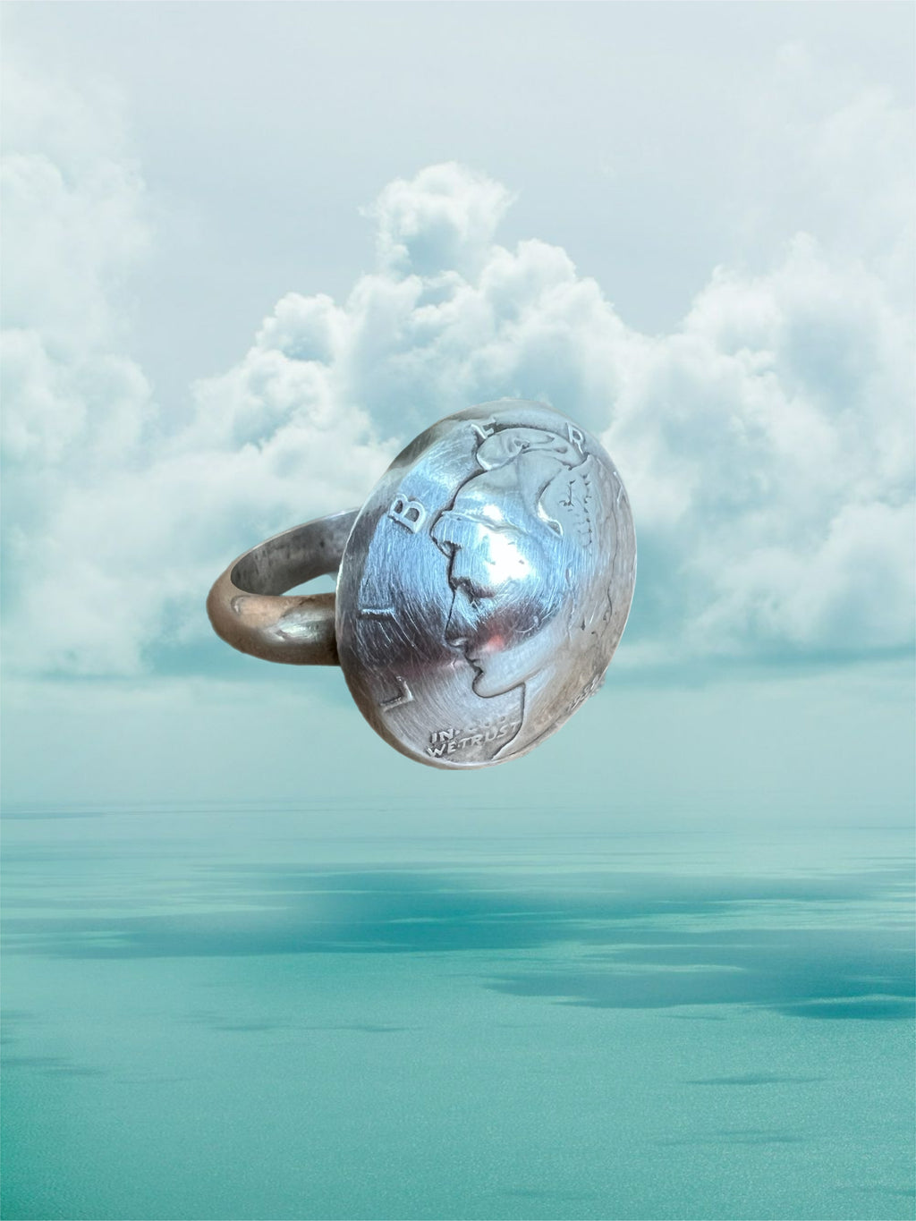 Mercury dime ring