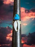 Turquoise/ shell ring