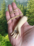 Hand eye necklace
