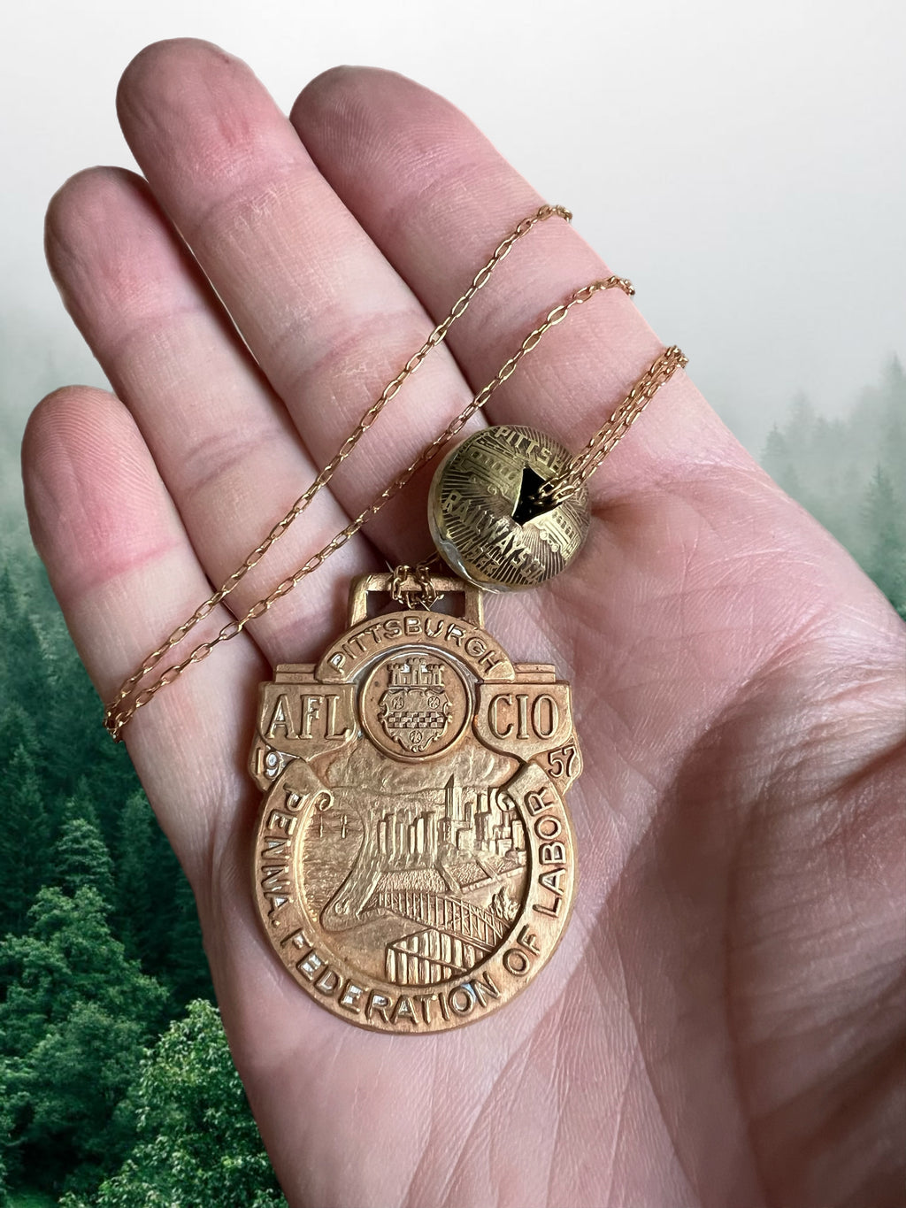 Antique Pittsburgh necklace