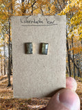 Labradorite earrings