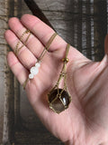 Crystal ball necklace