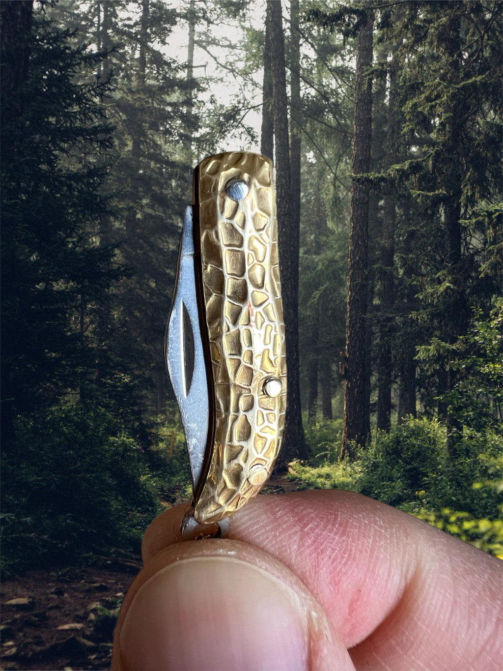 Peanut knife necklace