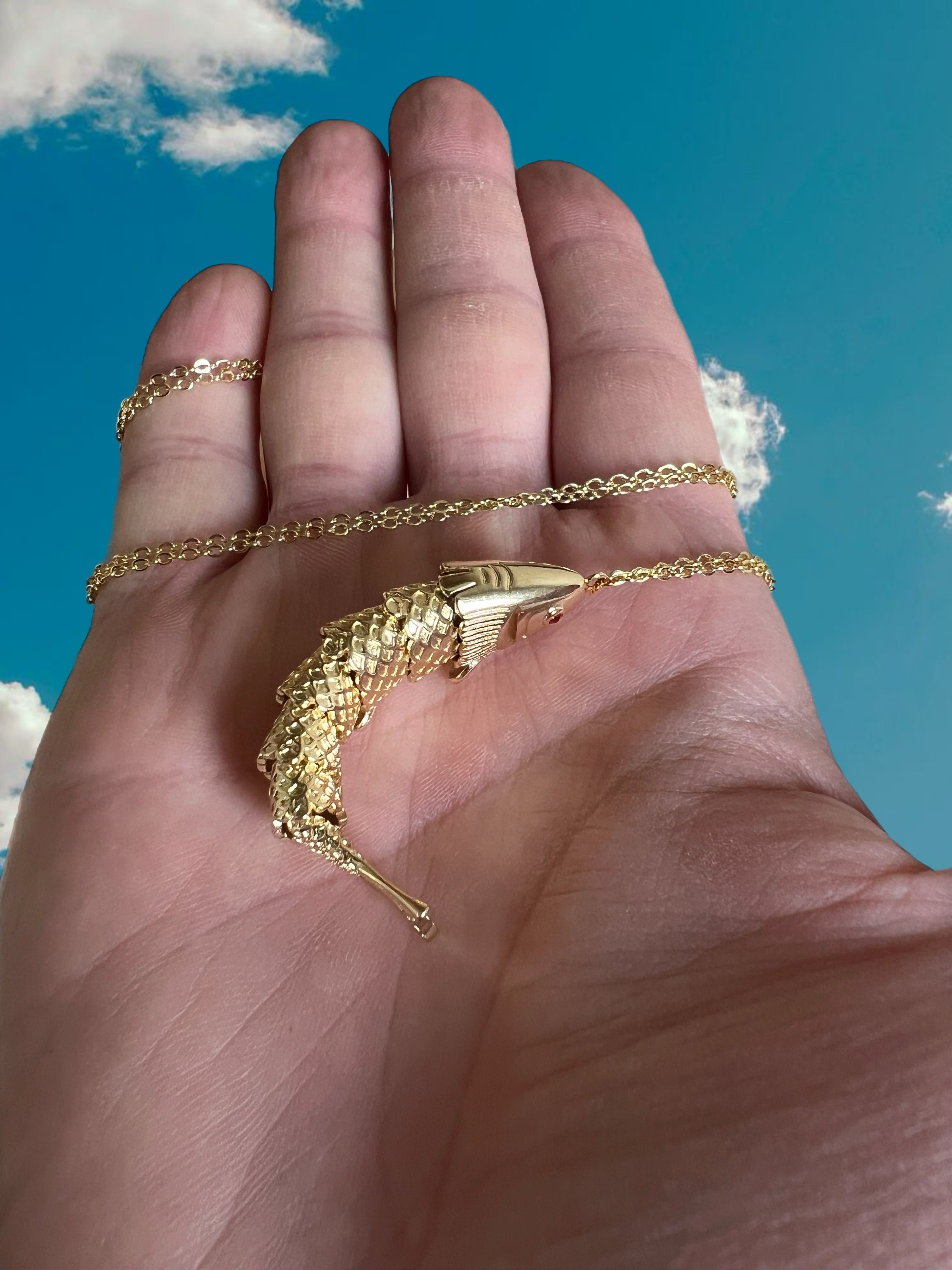 Big fish necklace