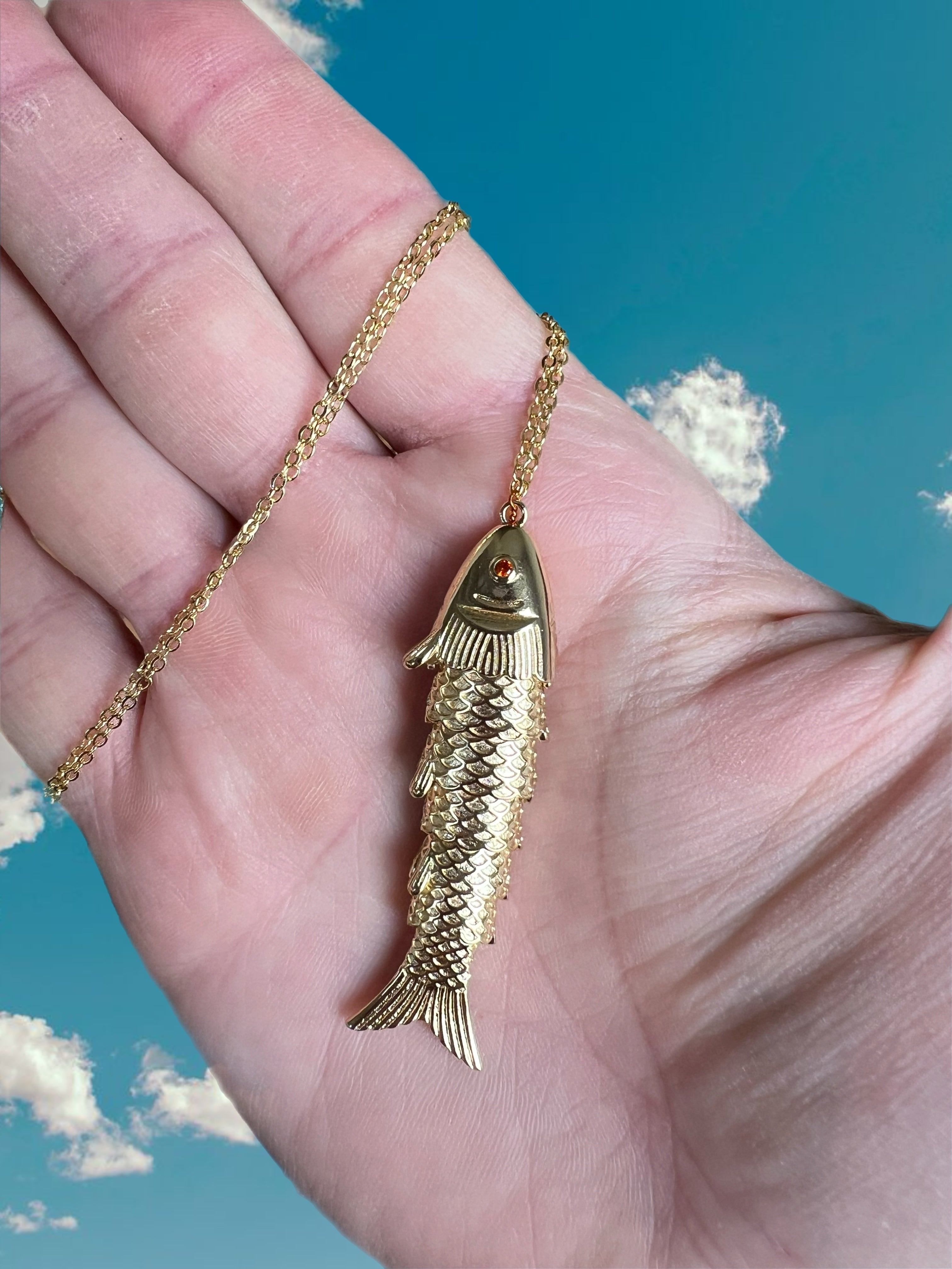 Big fish necklace