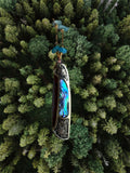 Abalone shell knife necklace