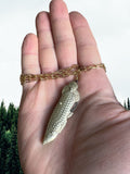 Fish knife necklace