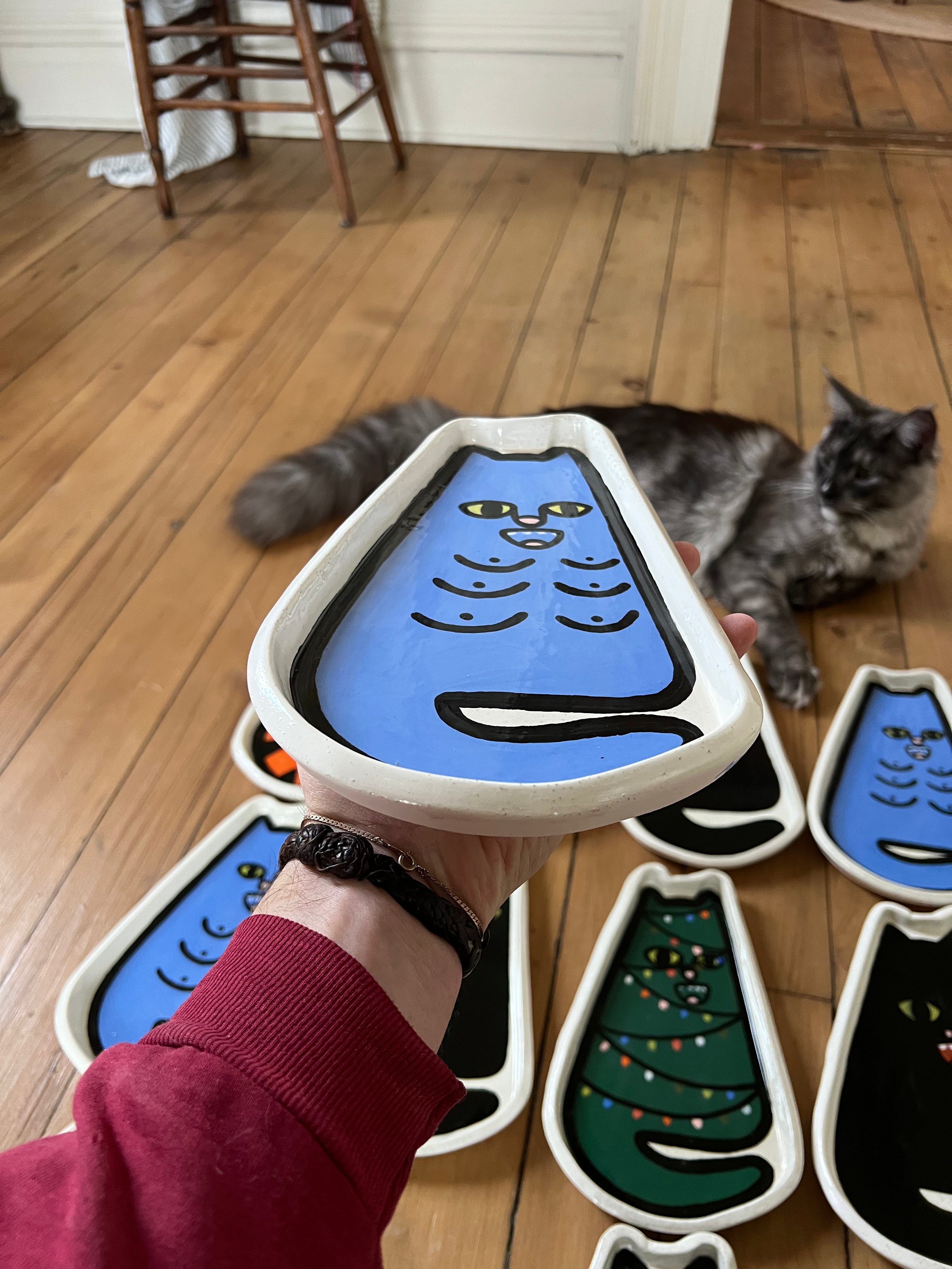 Kitty with titties plate